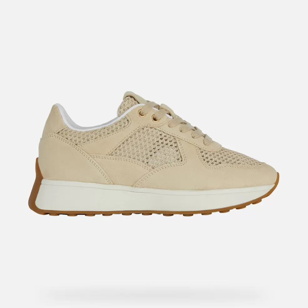 Geox AMABEL MULHER - SNEAKERS de mulher bege Shop