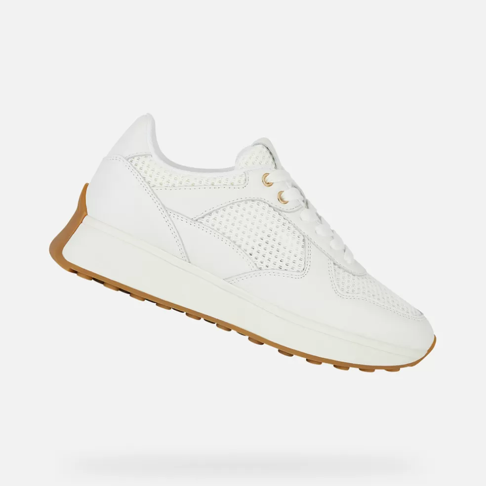 Geox AMABEL MULHER - SNEAKERS de mulher branco Clearance