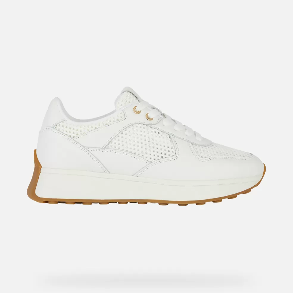 Geox AMABEL MULHER - SNEAKERS de mulher branco Clearance