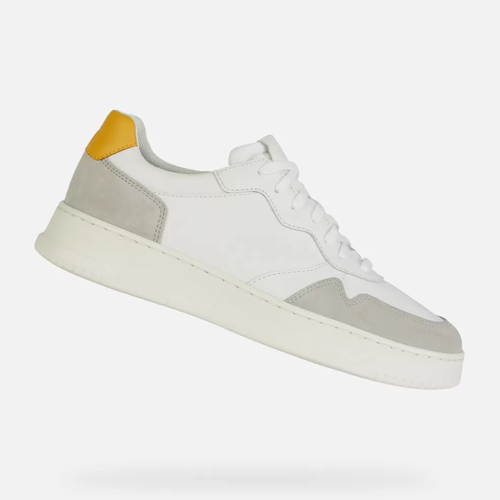 Geox ARVIER HOMEM - SNEAKERS de homem branco/cinzento Outlet