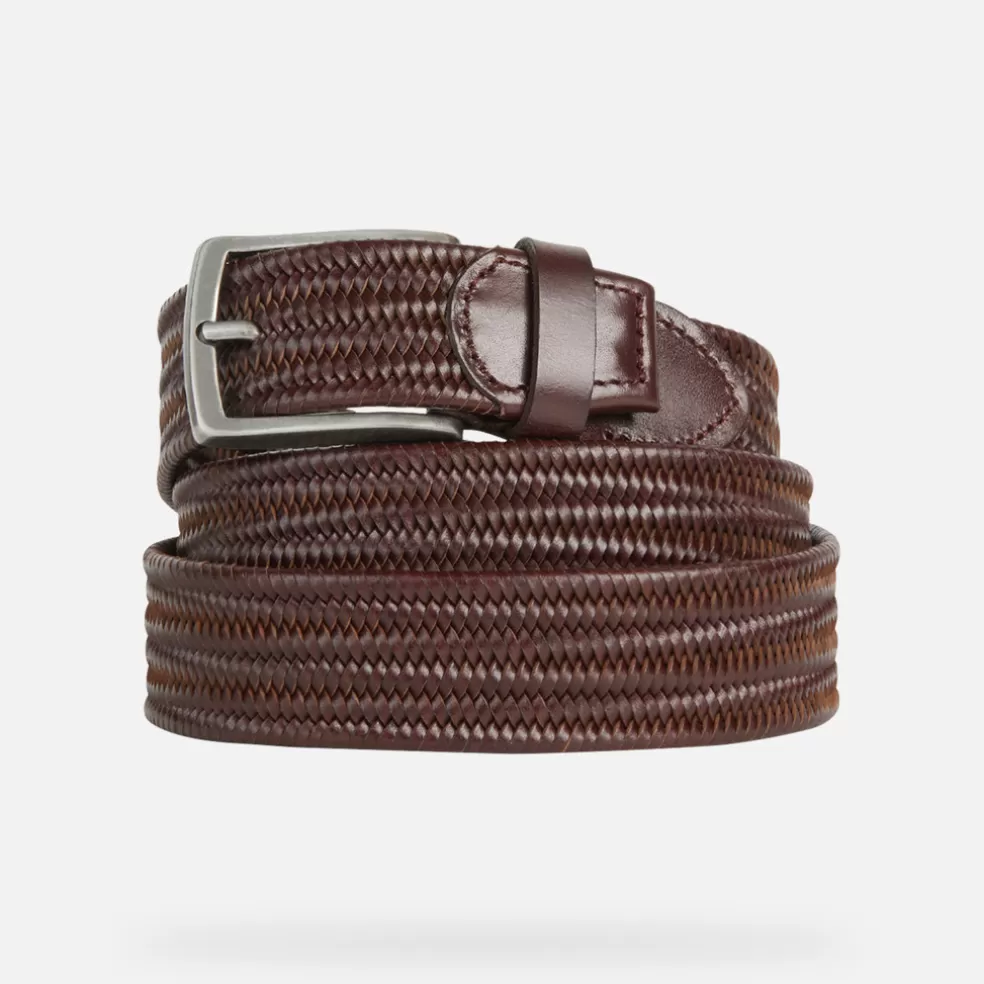 Geox BELT HOMEM - CINTOS de homem castanho escuro Fashion