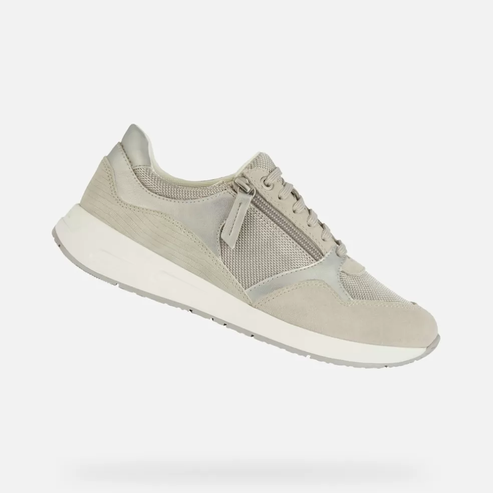 Geox BULMYA MULHER - SNEAKERS de mulher cinzento claro Shop