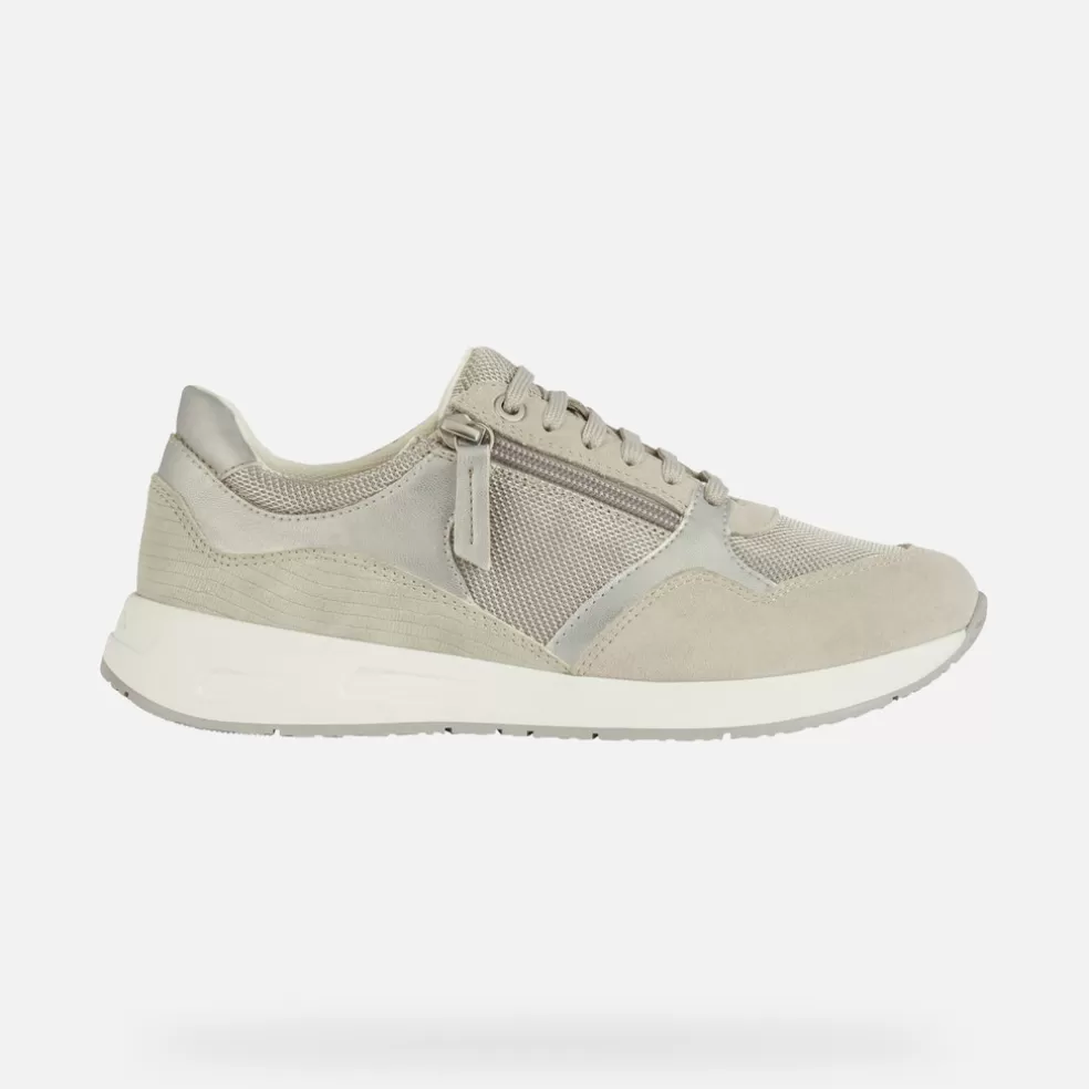 Geox BULMYA MULHER - SNEAKERS de mulher cinzento claro Shop