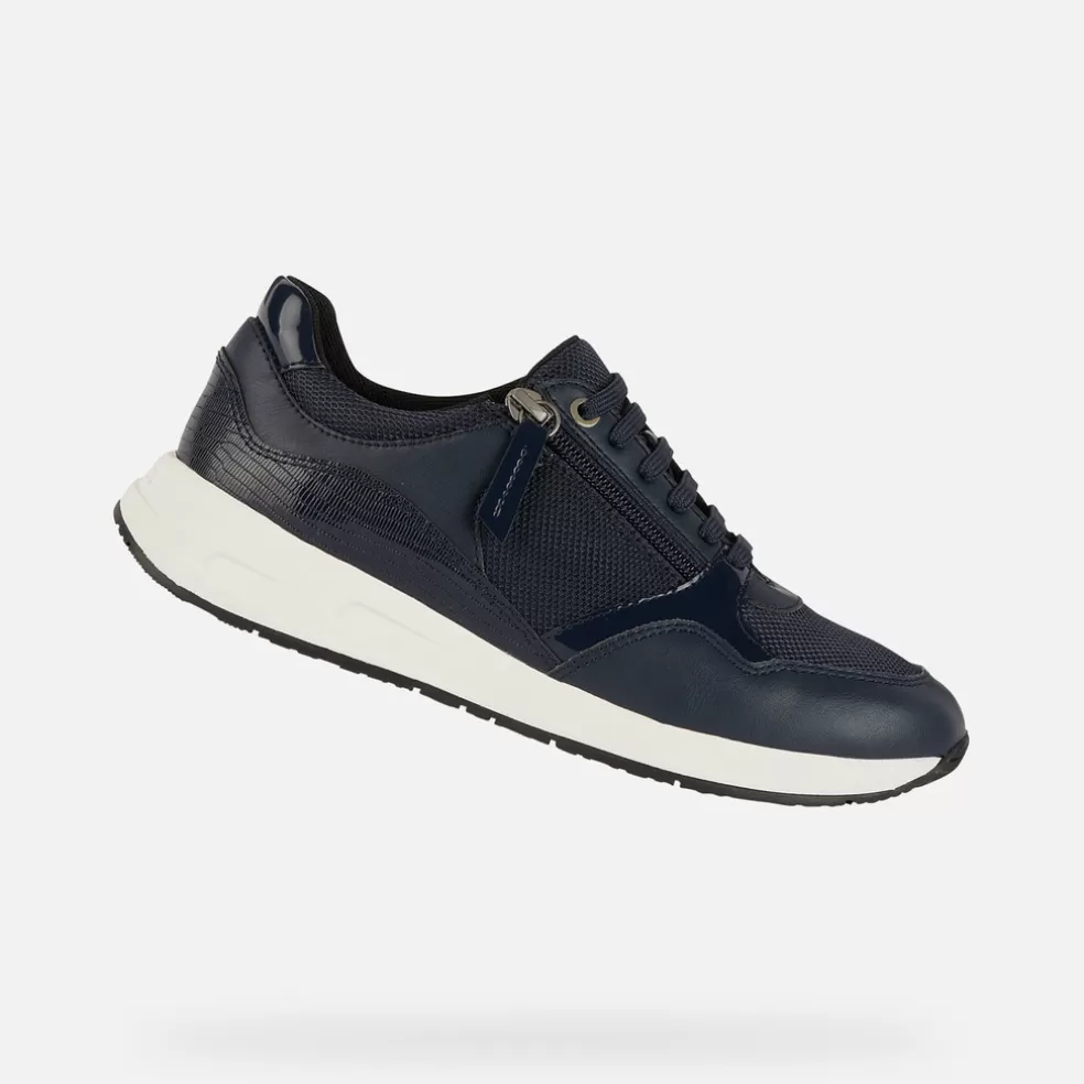 Geox BULMYA MULHER - SNEAKERS de mulher azul marinho Outlet