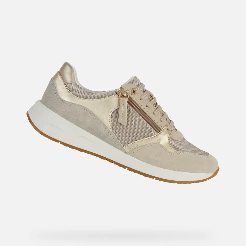 Geox BULMYA MULHER - SNEAKERS de mulher pardo claro Store