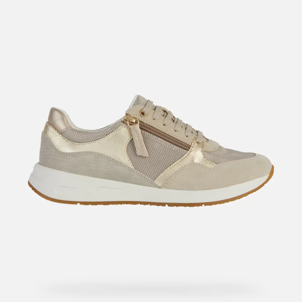 Geox BULMYA MULHER - SNEAKERS de mulher pardo claro Store