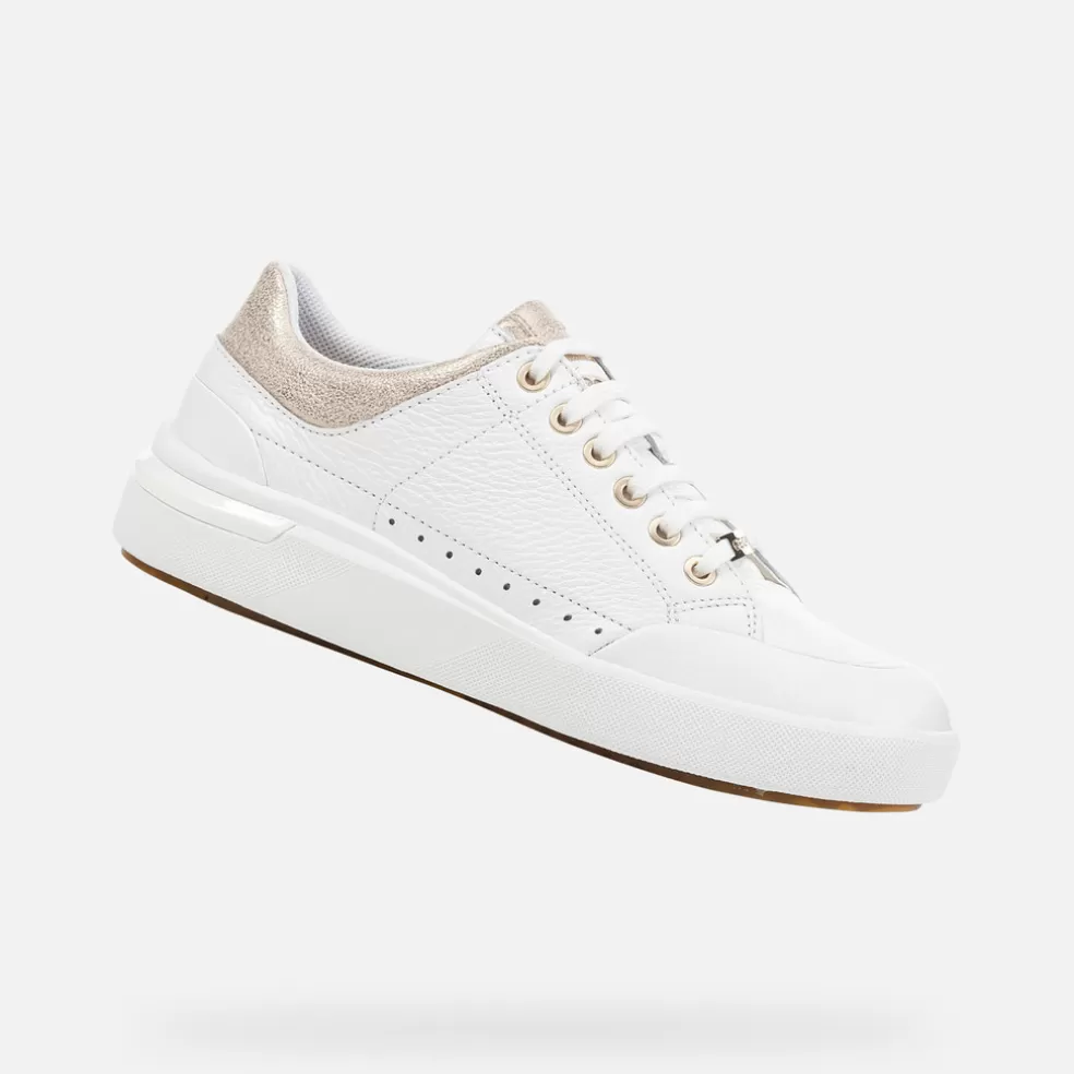 Geox DALYLA MULHER - SNEAKERS de mulher branco/champanhe Discount