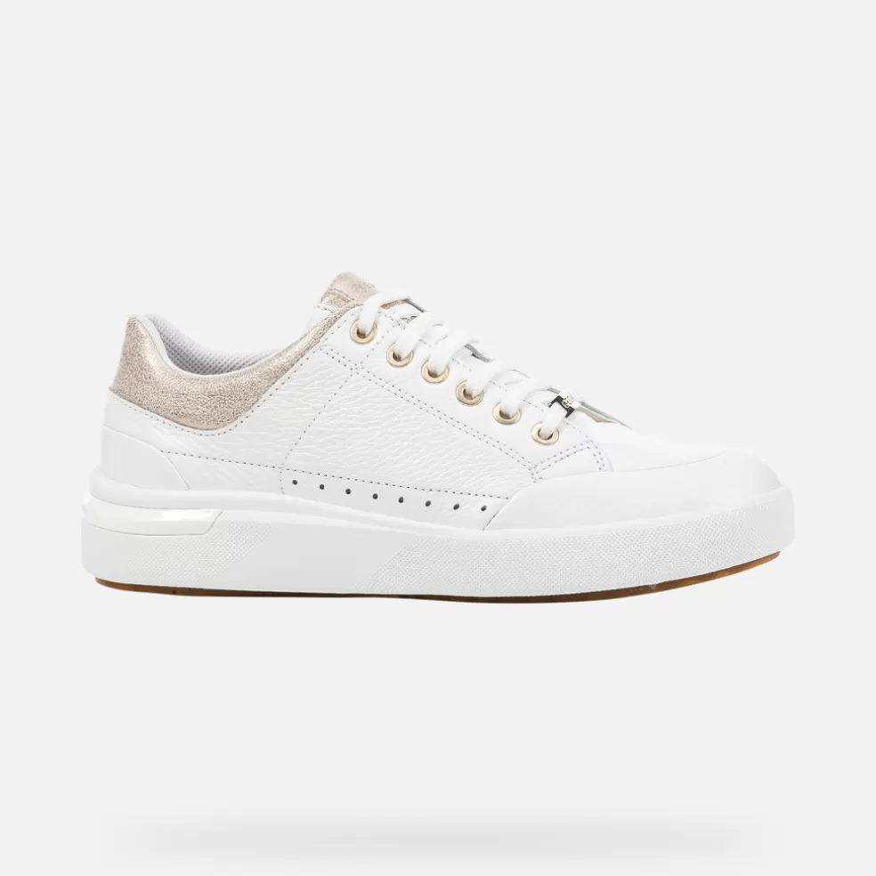 Geox DALYLA MULHER - SNEAKERS de mulher branco/champanhe Discount