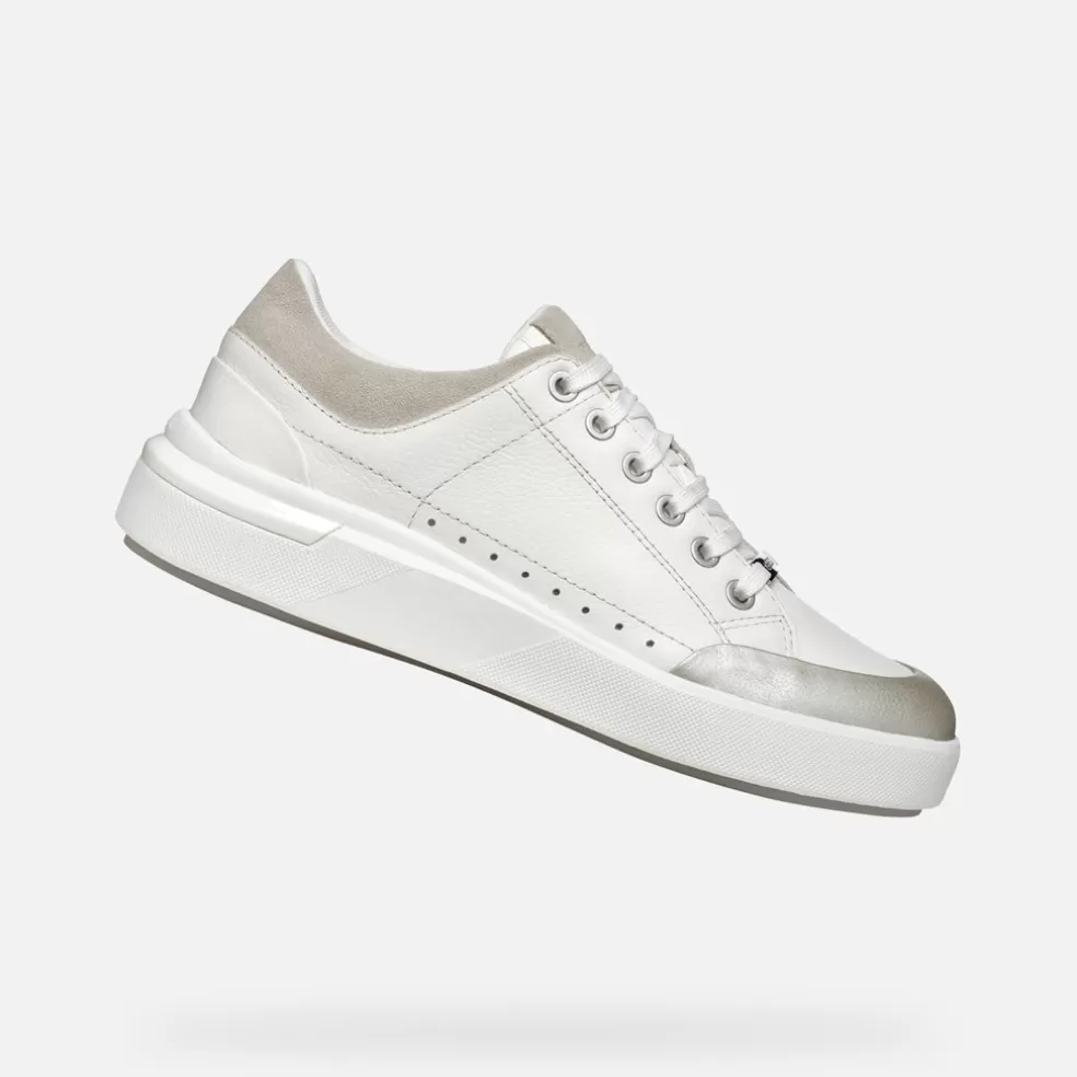 Geox DALYLA MULHER - SNEAKERS de mulher branco/cinzento claro Cheap