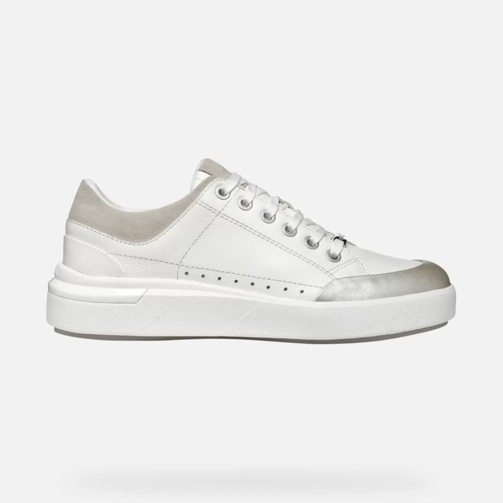 Geox DALYLA MULHER - SNEAKERS de mulher branco/cinzento claro Cheap