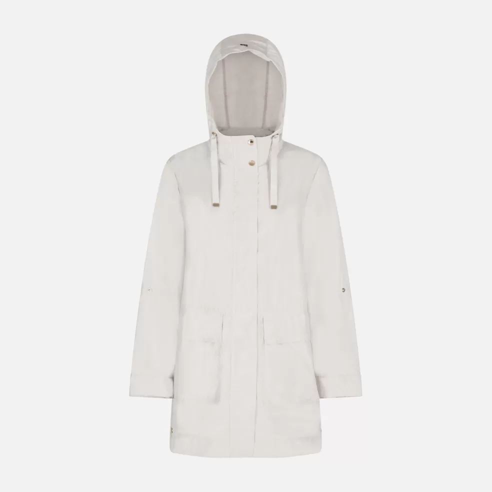 Geox DANDRA MULHER - PARKAS de mulher branco leite Store