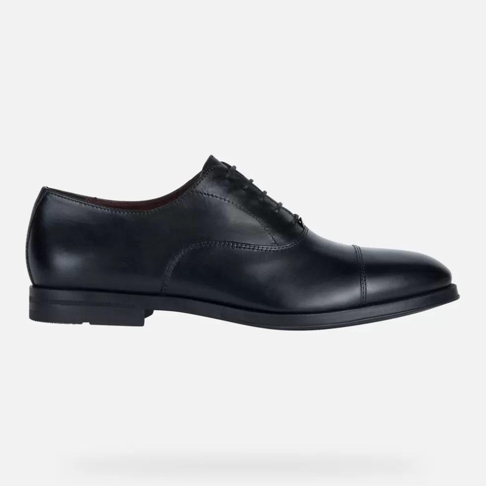 Geox DECIO HOMEM - SAPATOS ELEGANTES de homem preto Discount