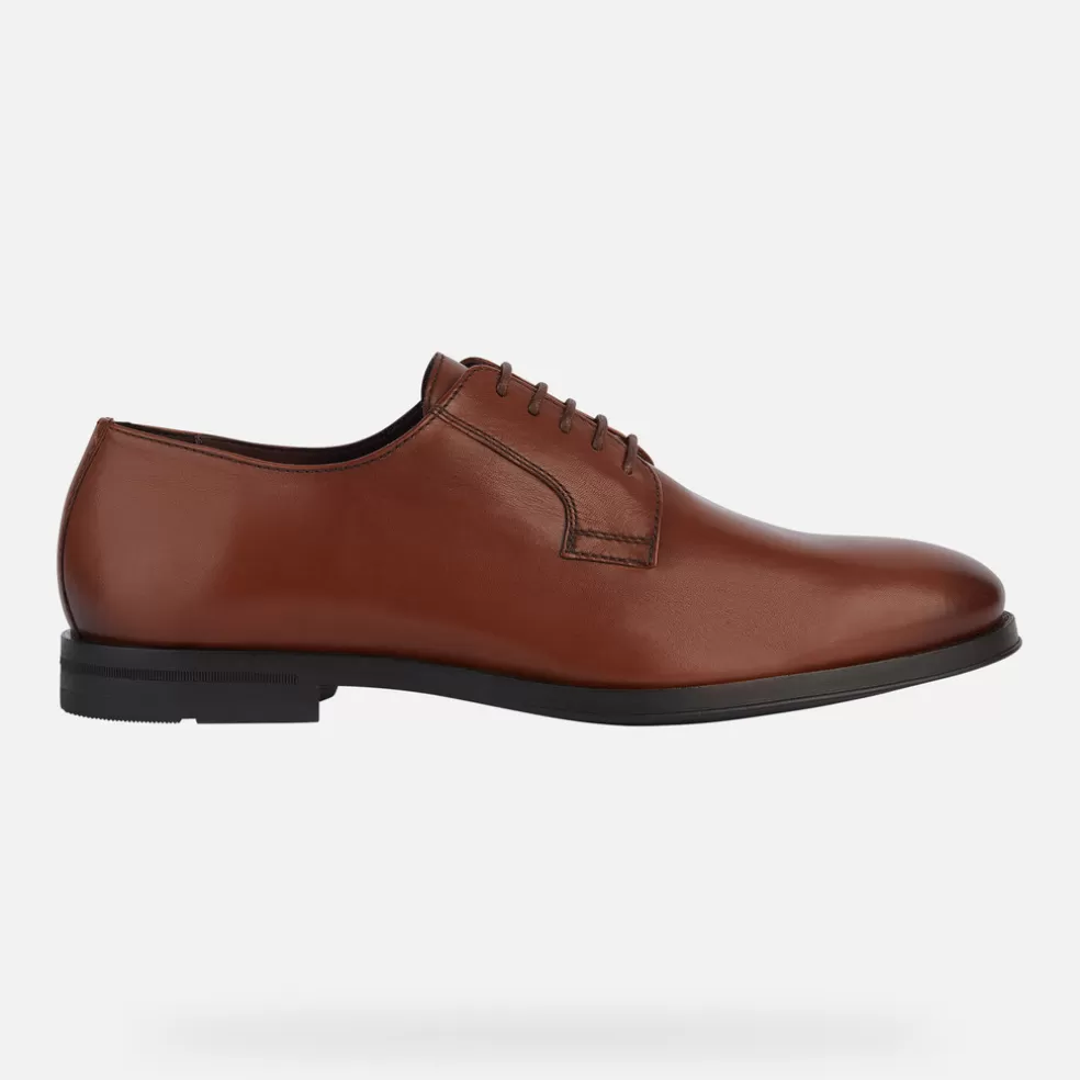 Geox DECIO HOMEM - SAPATOS ELEGANTES de homem conhaque Outlet