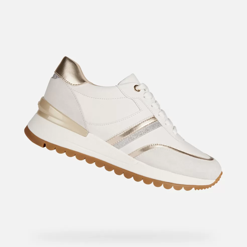 Geox DESYA MULHER - SNEAKERS de mulher branco/branco leite Best Sale