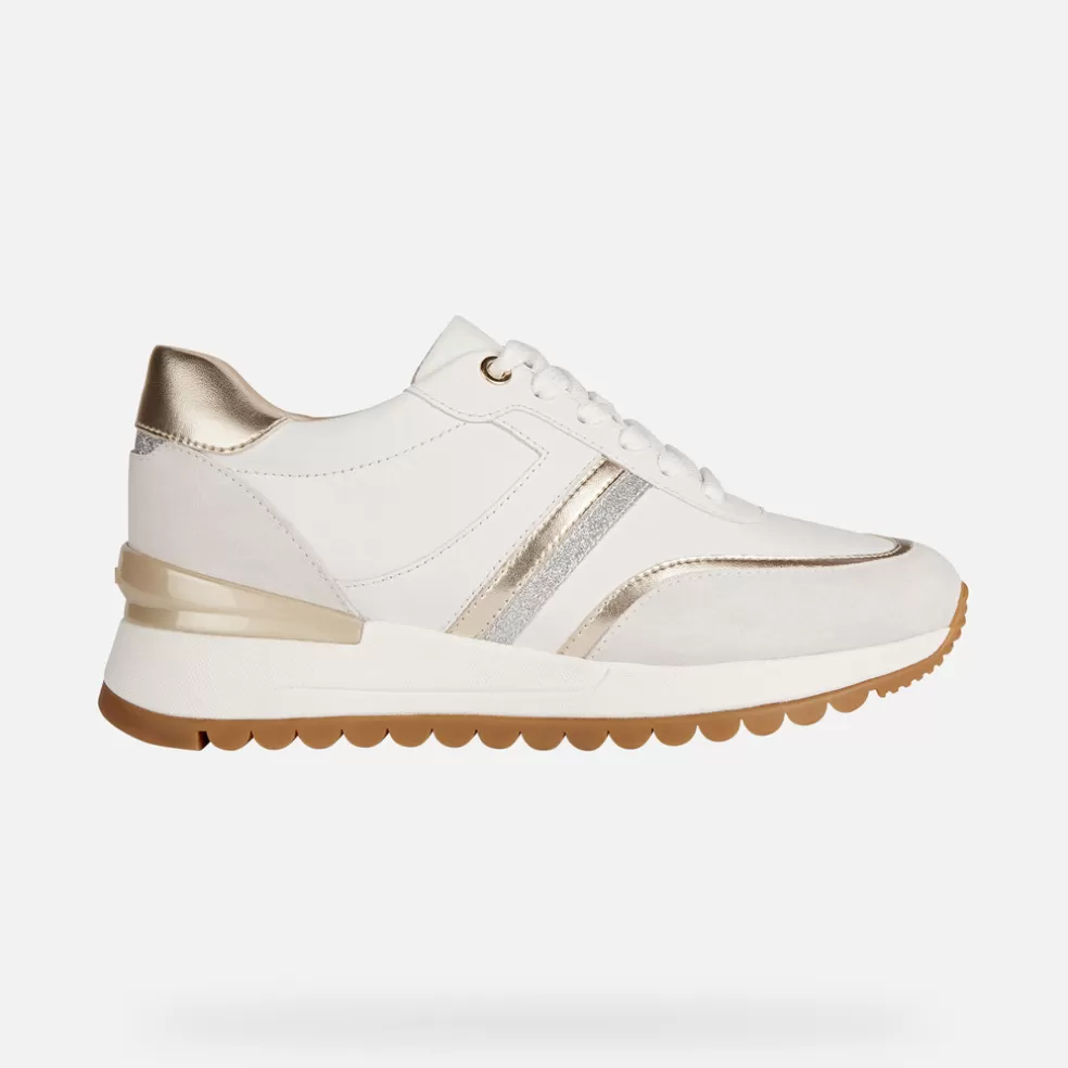 Geox DESYA MULHER - SNEAKERS de mulher branco/branco leite Best Sale