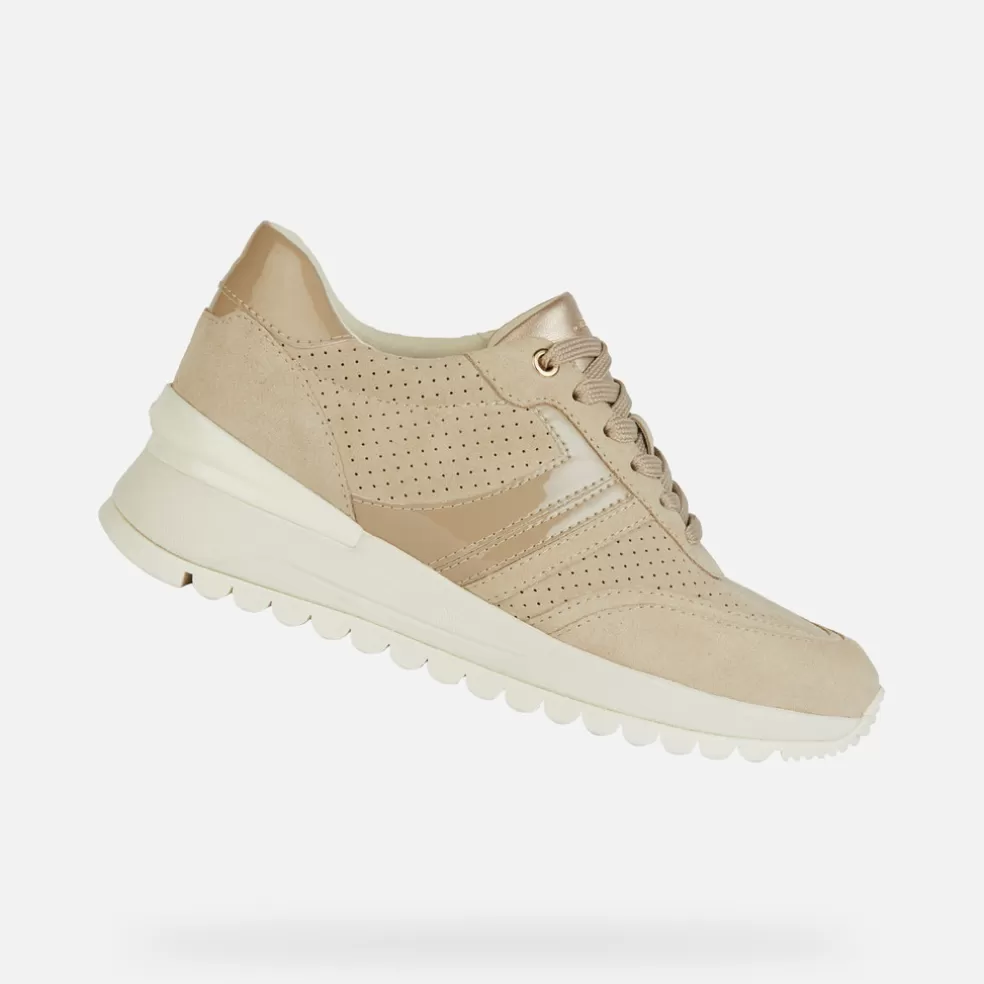 Geox DESYA MULHER - SNEAKERS de mulher pardo claro Online