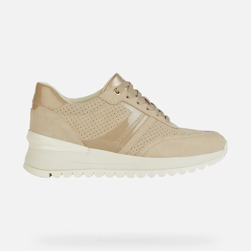 Geox DESYA MULHER - SNEAKERS de mulher pardo claro Online