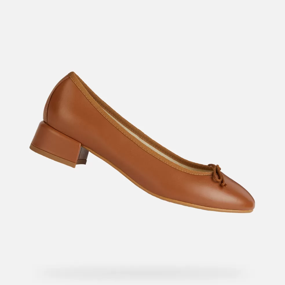 Geox FLORETIA MULHER - DÉCOLLETÉ de mulher ocre Best Sale