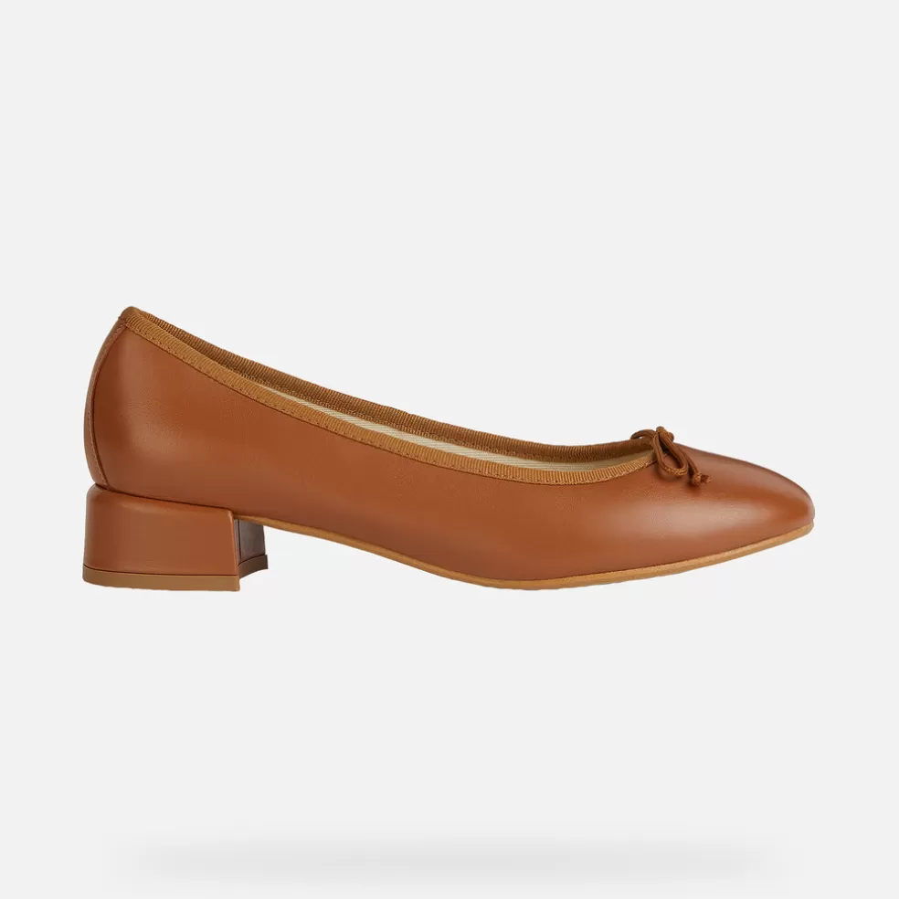 Geox FLORETIA MULHER - DÉCOLLETÉ de mulher ocre Best Sale