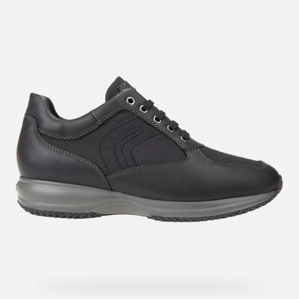 Geox HAPPY HOMEM - SNEAKERS de homem preto Flash Sale