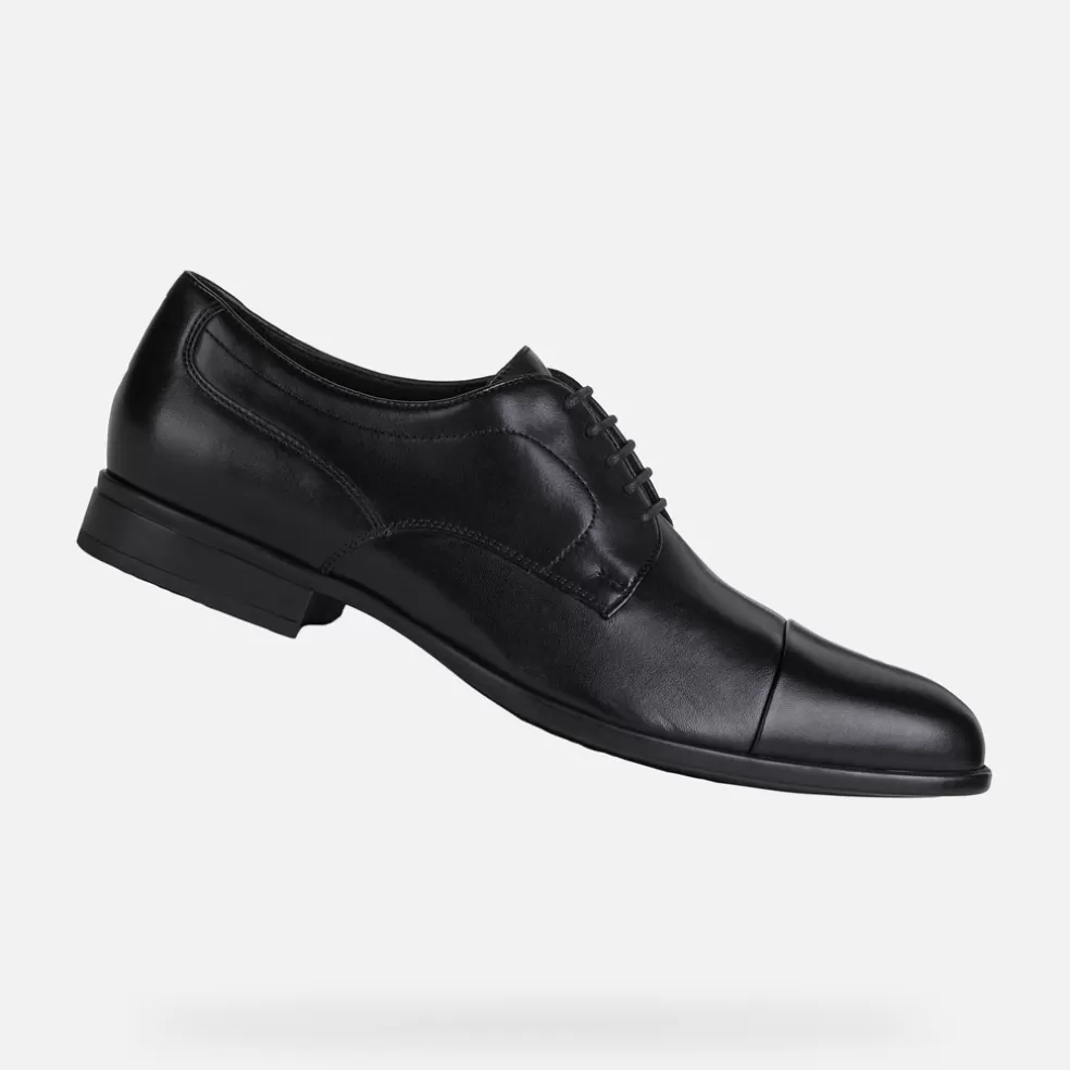 Geox IACOPO HOMEM - SAPATOS ELEGANTES de homem preto Fashion