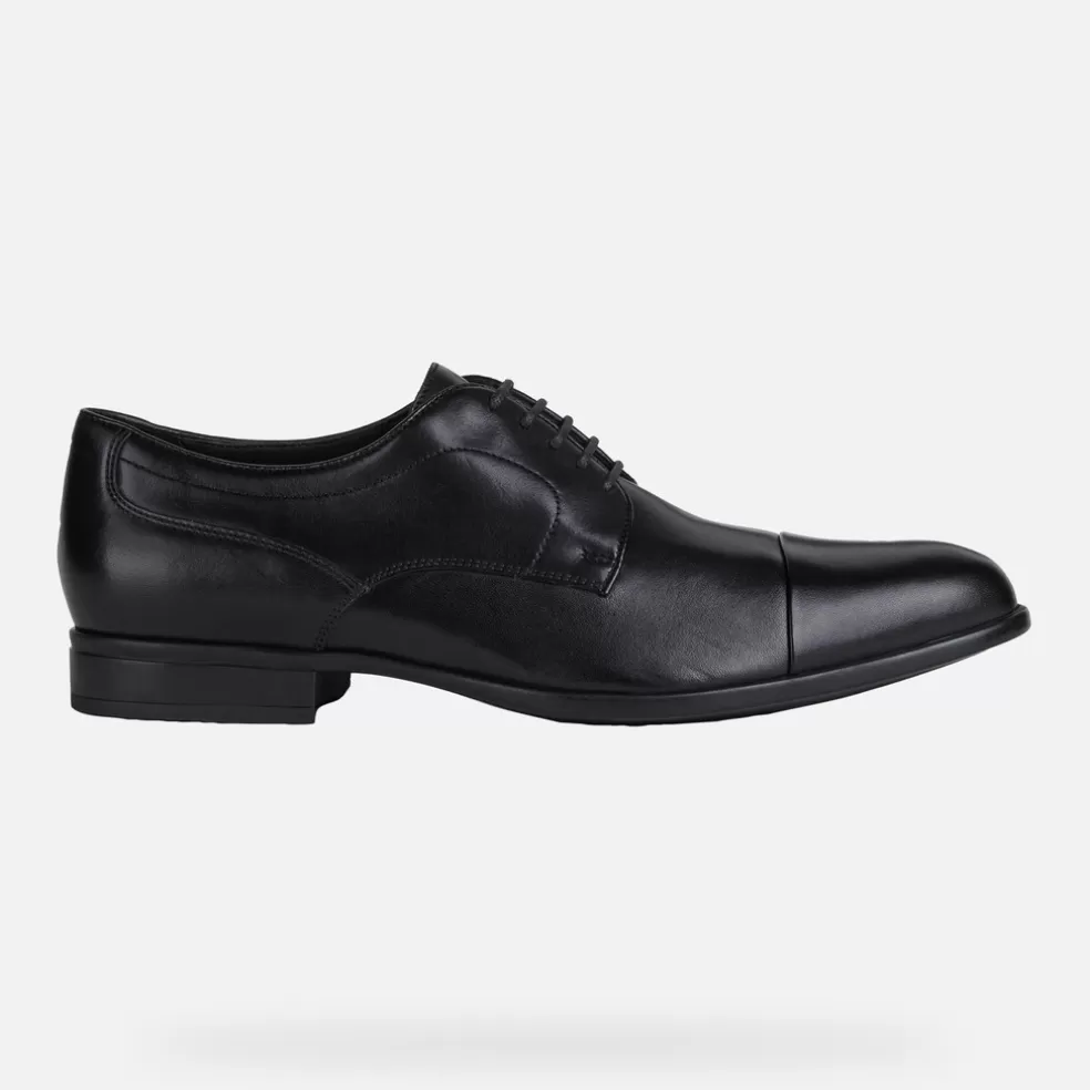 Geox IACOPO HOMEM - SAPATOS ELEGANTES de homem preto Fashion