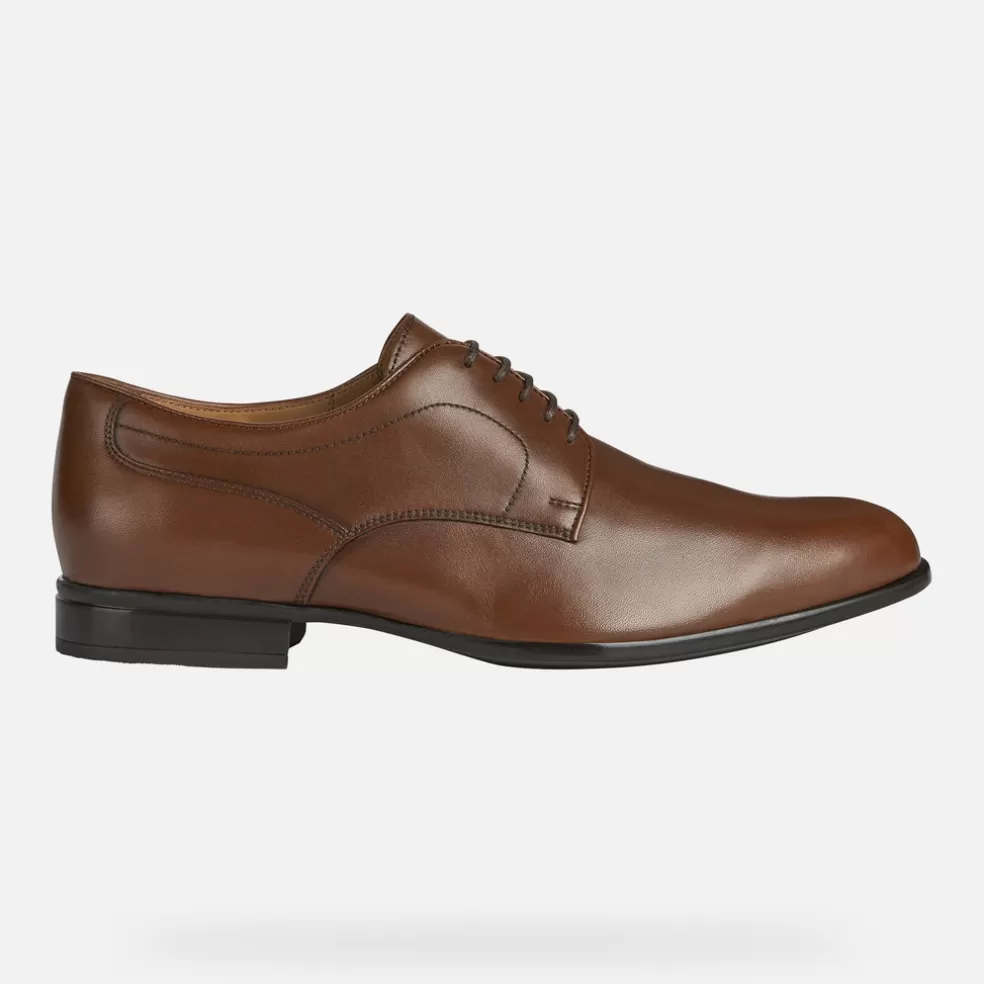 Geox IACOPO HOMEM - SAPATOS ELEGANTES de homem conhaque Discount