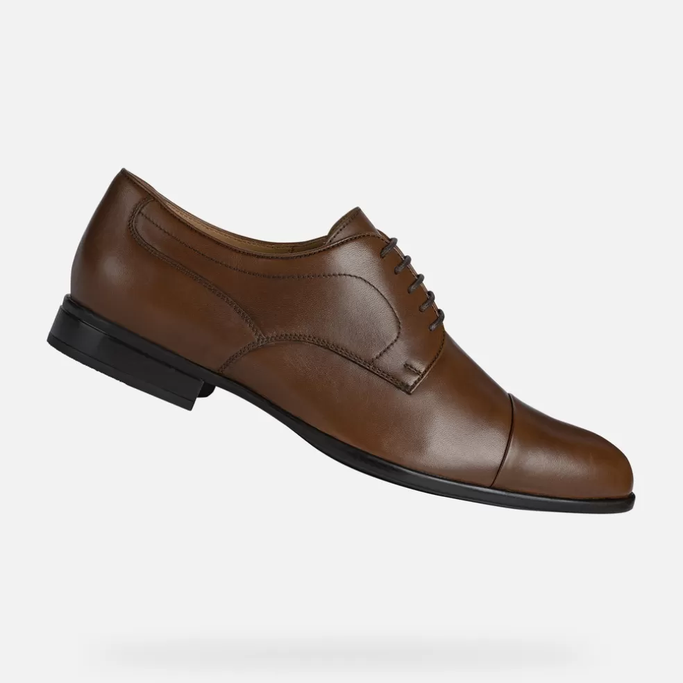 Geox IACOPO HOMEM - SAPATOS ELEGANTES de homem conhaque Best