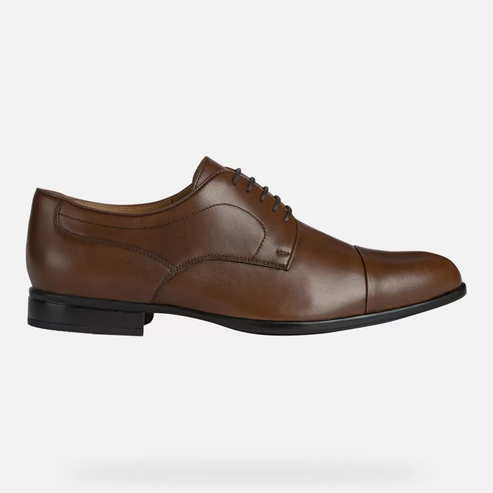 Geox IACOPO HOMEM - SAPATOS ELEGANTES de homem conhaque Best