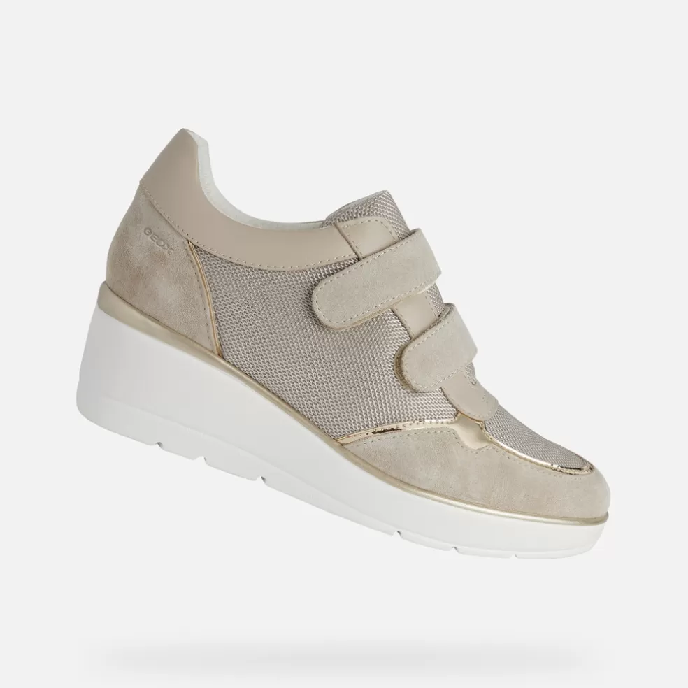 Geox ILDE MULHER - SNEAKERS de mulher pardo claro Sale