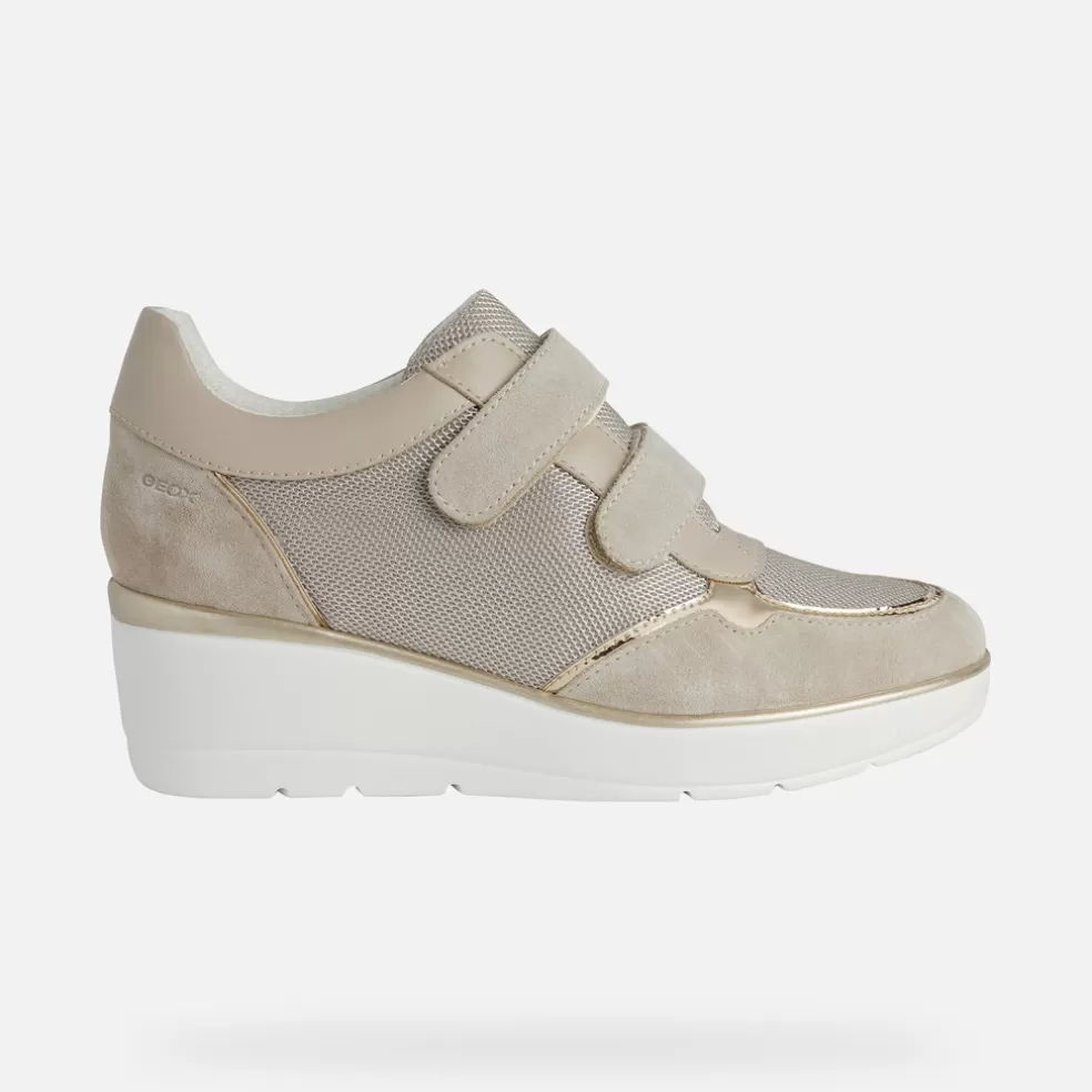 Geox ILDE MULHER - SNEAKERS de mulher pardo claro Sale