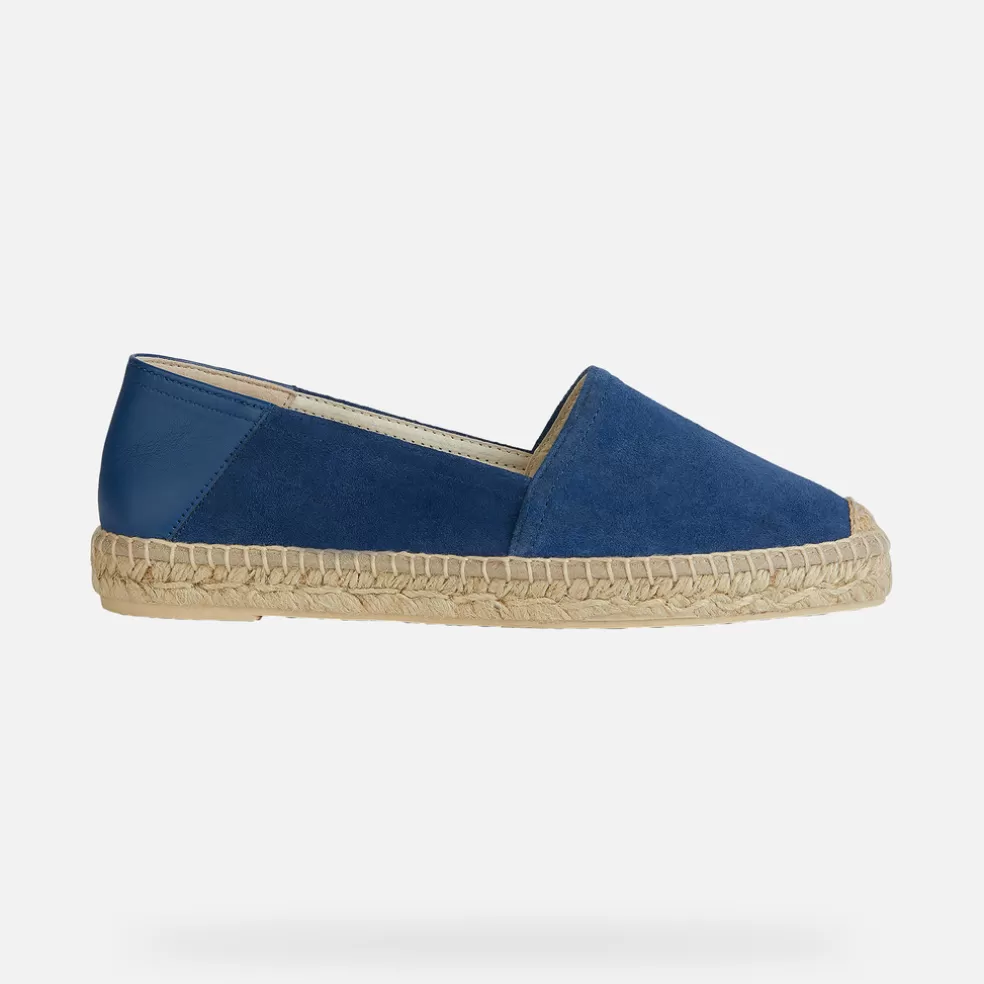 Geox LAMPEDUSA MULHER - SLIP ON de mulher azul acinzentado Cheap