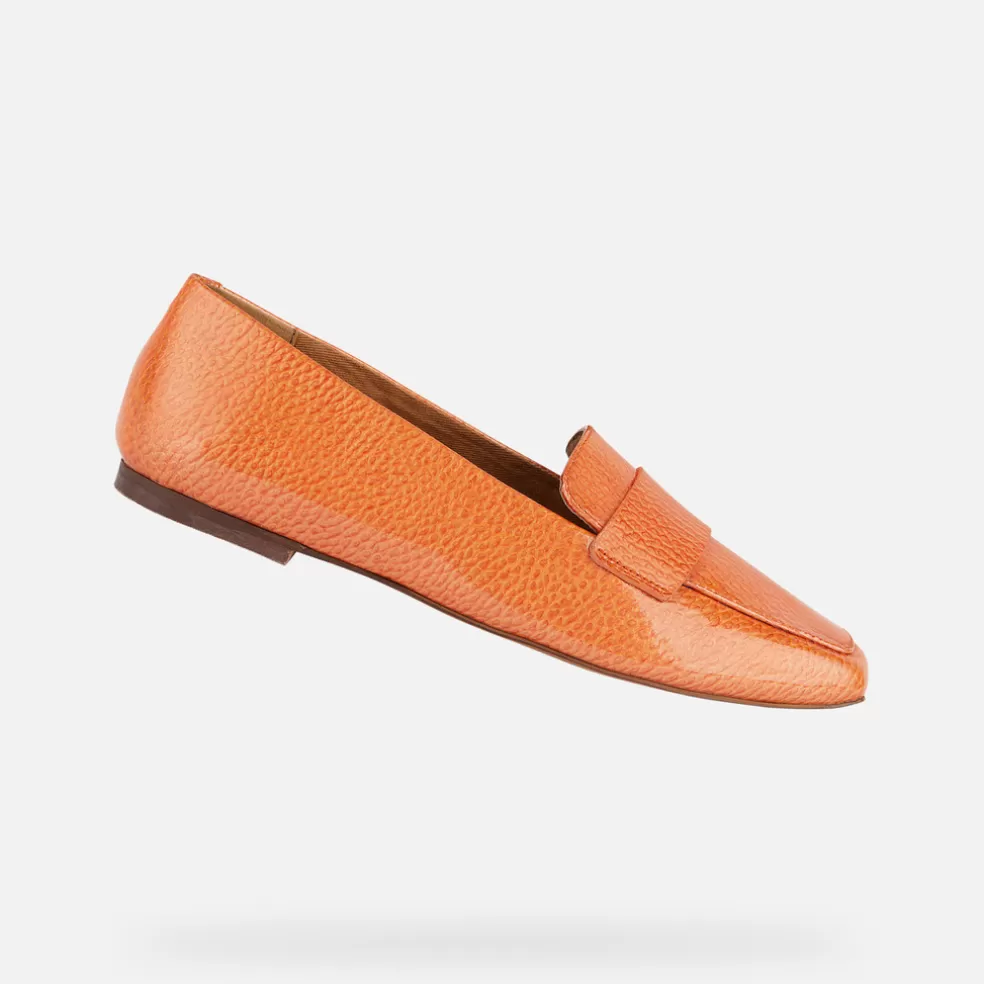 Geox MARSILEA MULHER - MOCASSINS de mulher laranja Shop