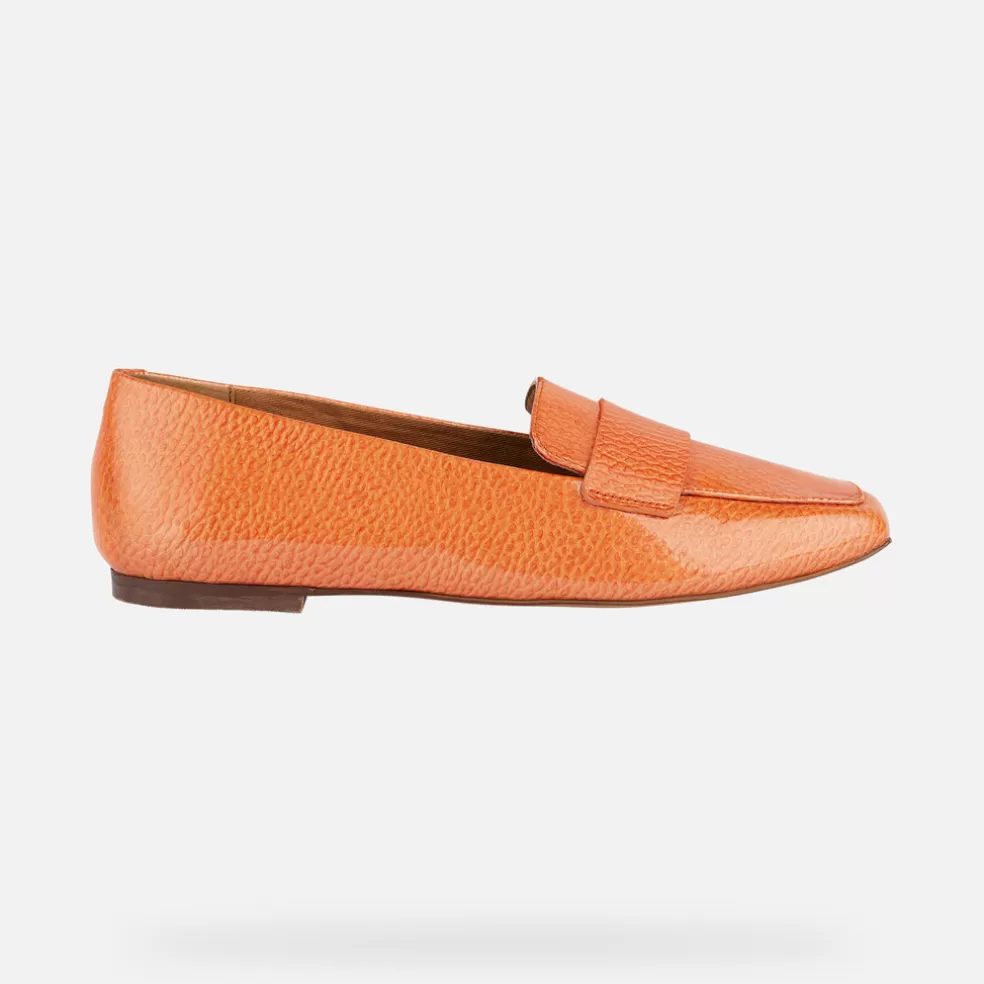 Geox MARSILEA MULHER - MOCASSINS de mulher laranja Shop