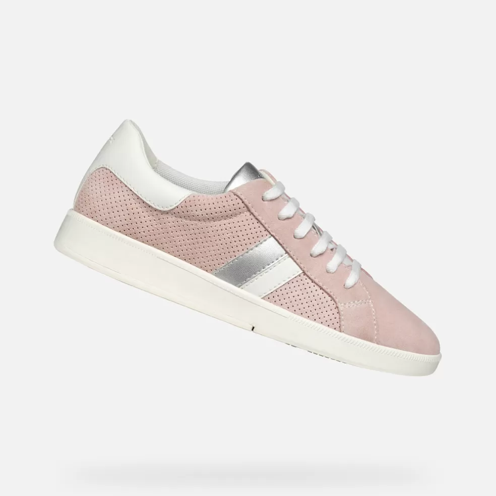 Geox MELEDA MULHER - SNEAKERS de mulher rosa claro/branco Online