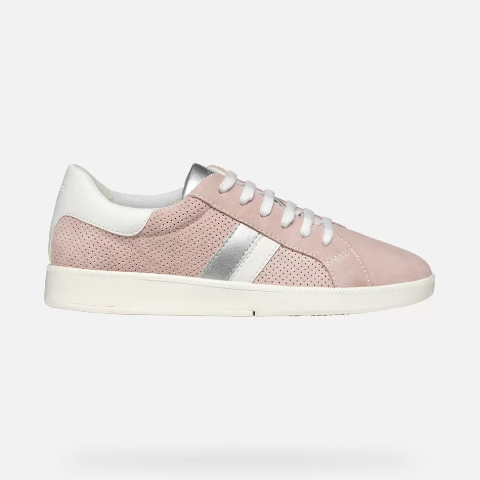 Geox MELEDA MULHER - SNEAKERS de mulher rosa claro/branco Online