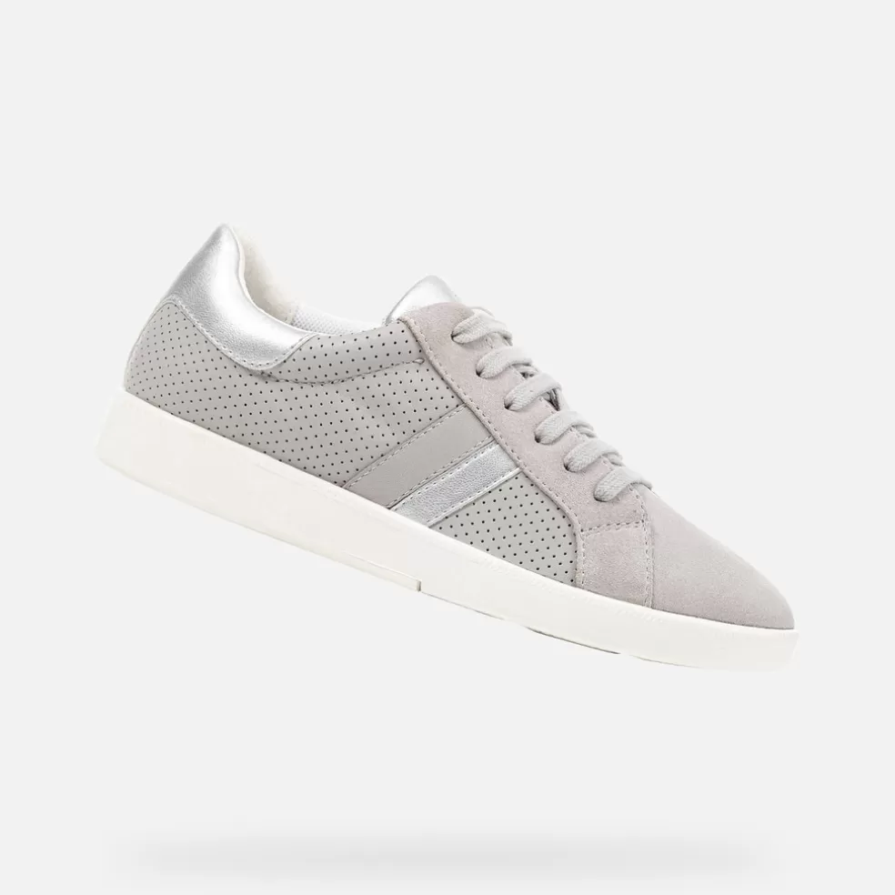 Geox MELEDA MULHER - SNEAKERS de mulher cinzento claro Hot