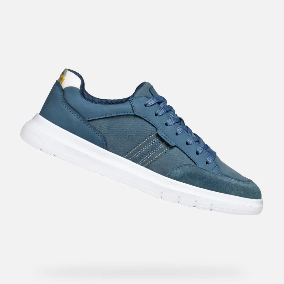 Geox MEREDIANO HOMEM - SNEAKERS de homem azul acinzentado Discount