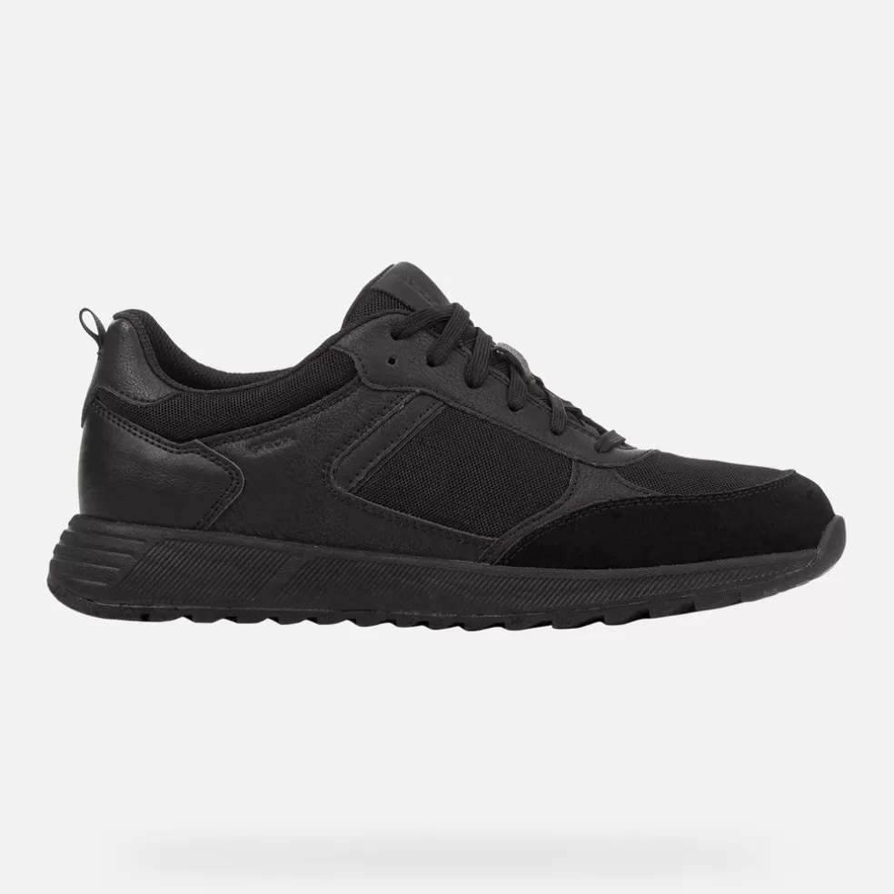 Geox MOLVENO HOMEM - SNEAKERS de homem preto Cheap