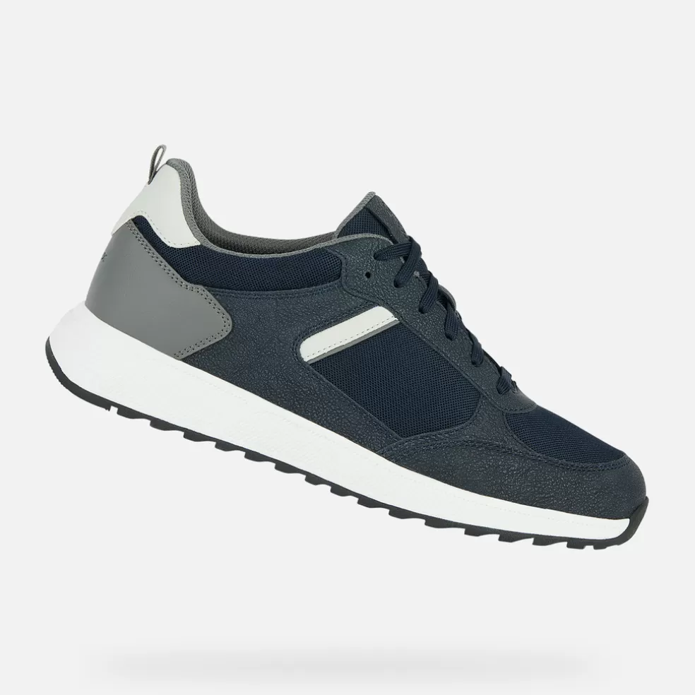 Geox MOLVENO HOMEM - SNEAKERS de homem azul marinho/cinzento escuro Outlet