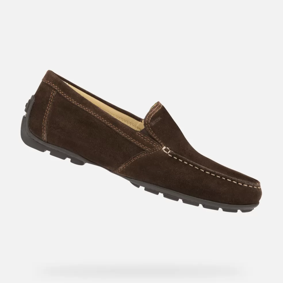 Geox MONER HOMEM - MOCASSINS de homem castanho escuro Store