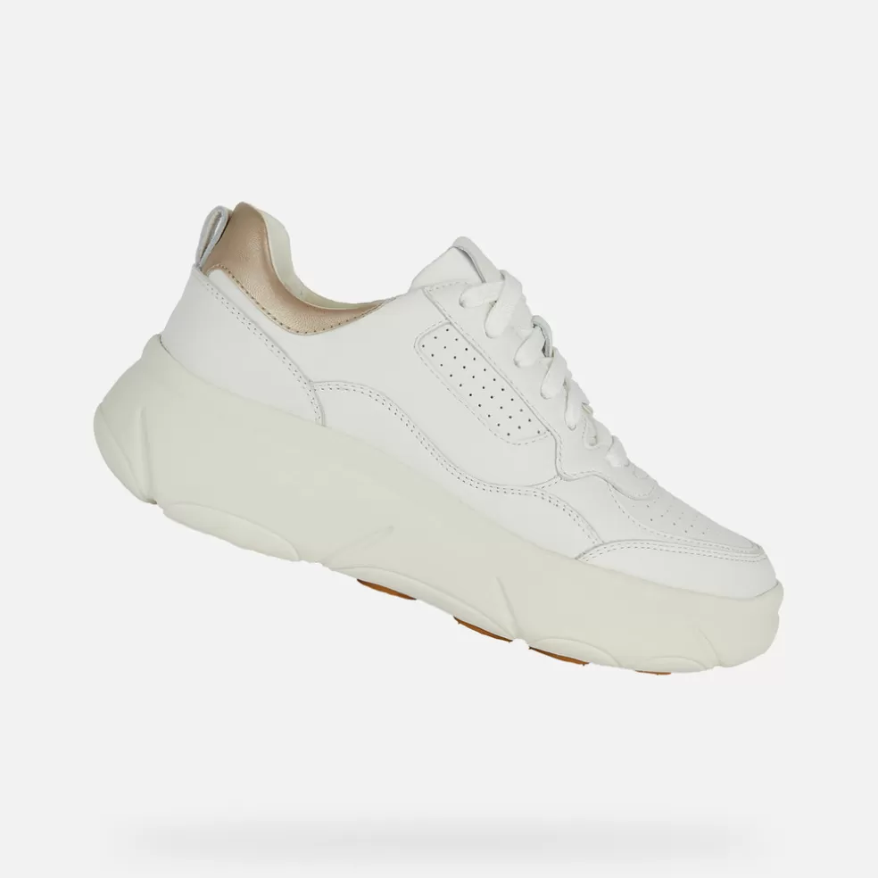 Geox NEBULA 2.0 X MULHER - SNEAKERS de mulher branco Clearance