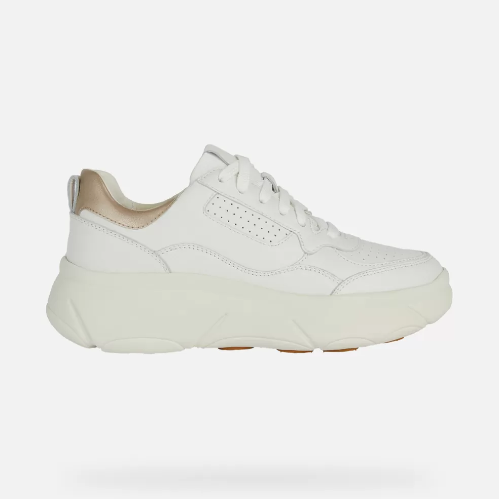 Geox NEBULA 2.0 X MULHER - SNEAKERS de mulher branco Clearance