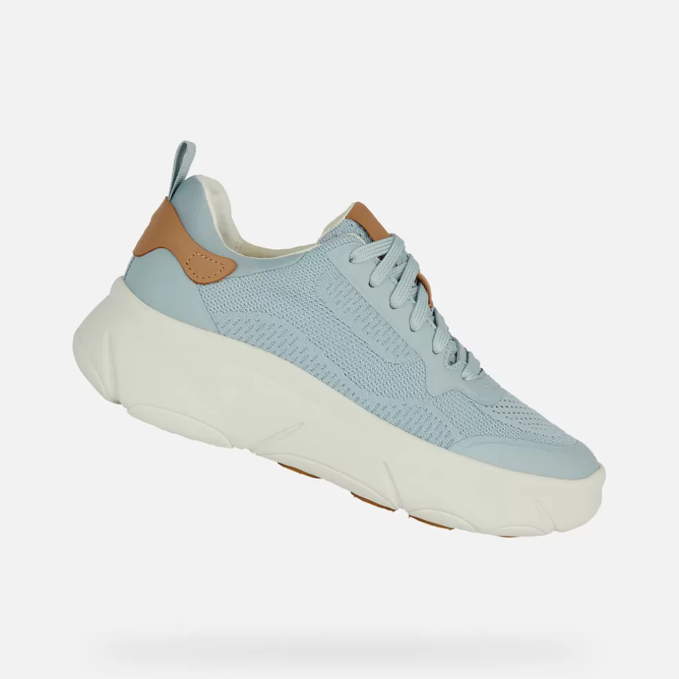 Geox NEBULA 2.0 X MULHER - SNEAKERS de mulher azul claro Outlet