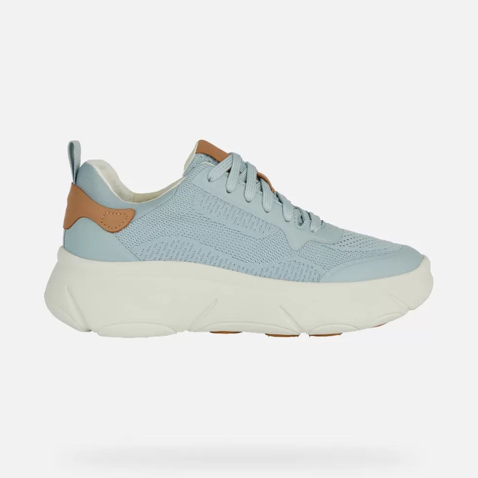 Geox NEBULA 2.0 X MULHER - SNEAKERS de mulher azul claro Outlet