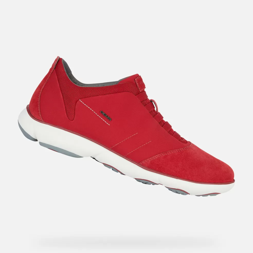 Geox NEBULA HOMEM - SLIP ON de homem vermelho/vermelho Best Sale