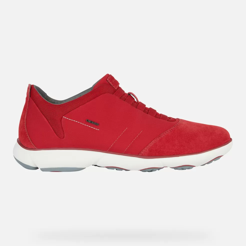 Geox NEBULA HOMEM - SLIP ON de homem vermelho/vermelho Best Sale