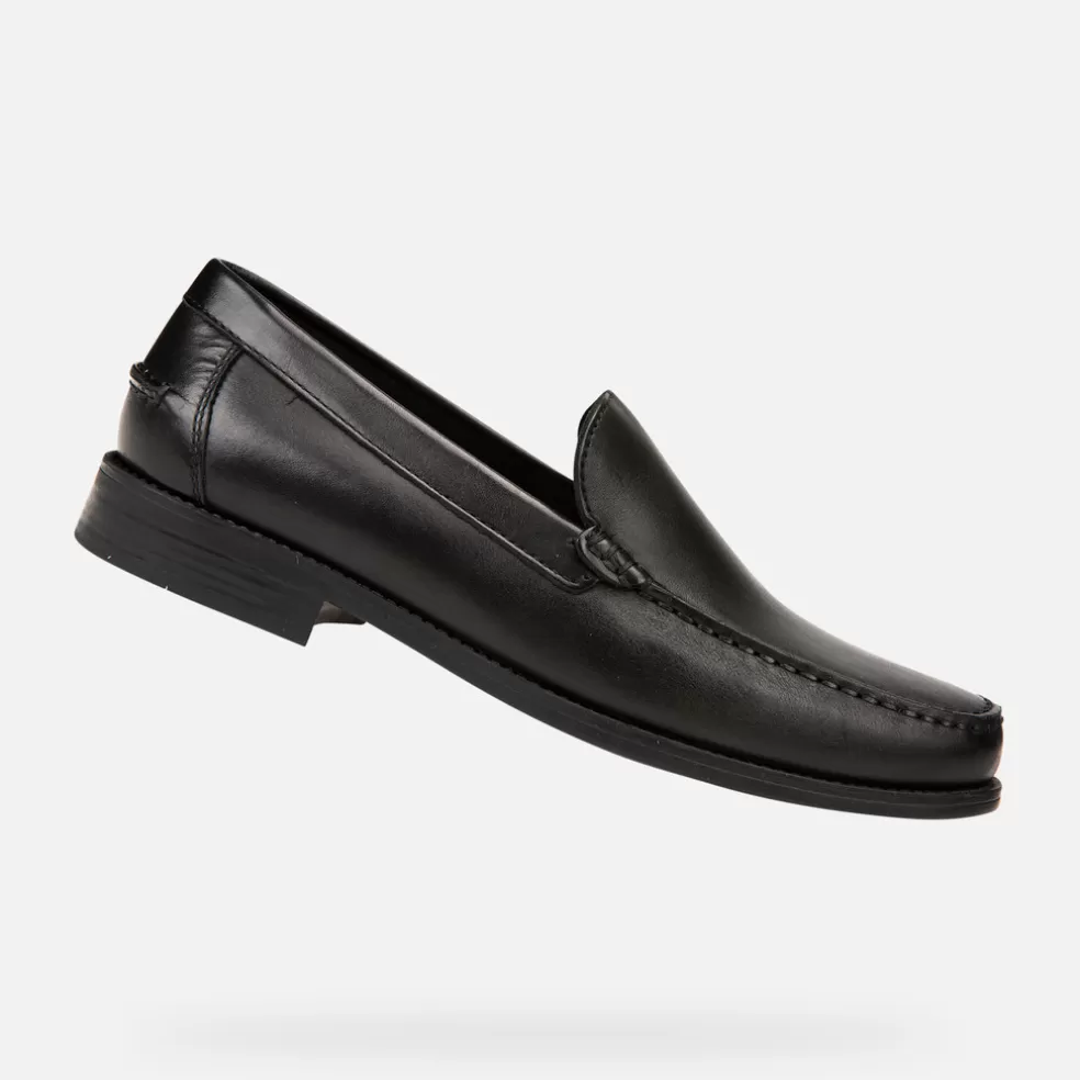 Geox NEW DAMON HOMEM - MOCASSINS de homem preto Discount