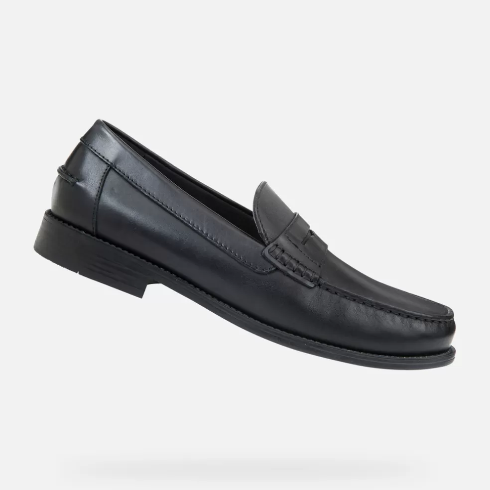 Geox NEW DAMON HOMEM - MOCASSINS de homem preto Store