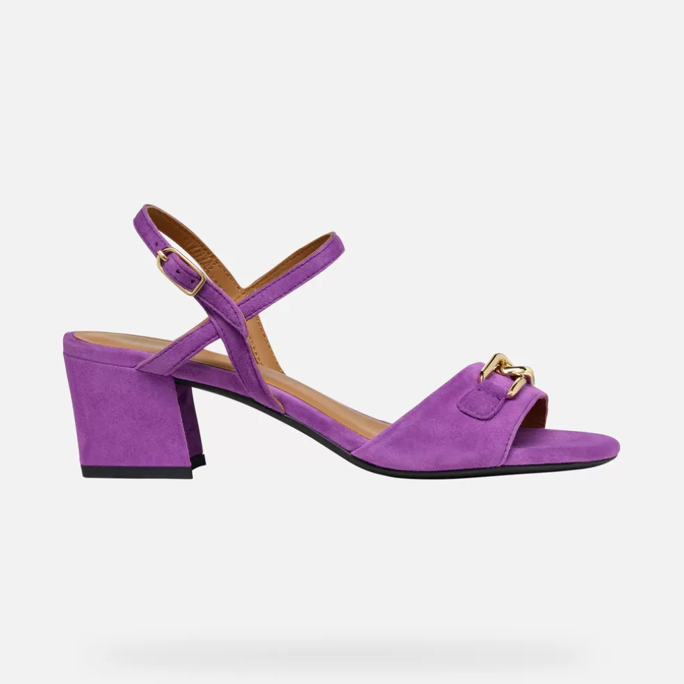 Geox NEW ERAKLIA 50 MULHER - SANDÁLIAS de mulher violeta Discount